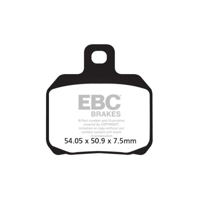 Pastiglie freno per scooter in carbonio EBC SFAC266
