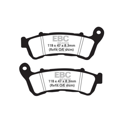 Pastiglia freno per scooter EBC Carbon SFAC388