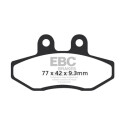 Pastiglie freno per scooter in carbonio EBC SFAC393