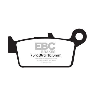 Pastiglie freno per scooter in carbonio EBC SFAC427