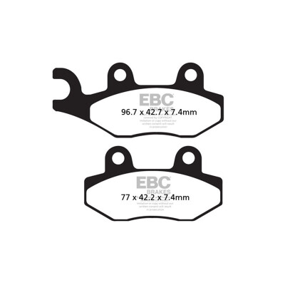 Pastiglie freno per scooter in carbonio EBC SFAC430