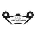 Pastiglie freno per scooter EBC SFAC650 Carbon