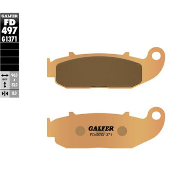 Pastiglie freno sinterizzate Galfer FD497G1371