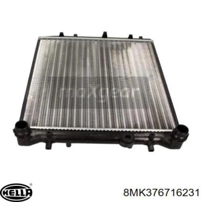 Radiatore, raffreddamento motore BEHR HELLA SERVICE 8MK 376 716-231
