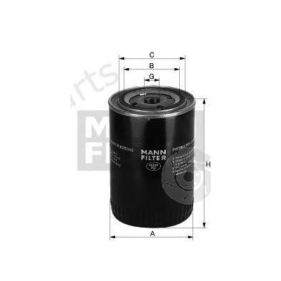 Filtro olio MANN-FILTER W818/84