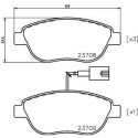  Kit freno, freno a disco BrakeBox, Pad and Disc Kit