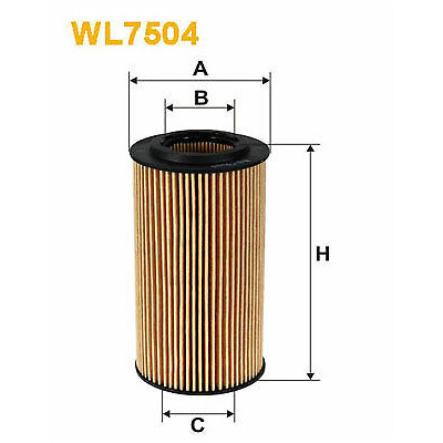 Filtro dell'olio WIX WL7504