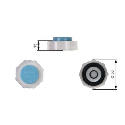 Tappo serbatoio liquido refrigerante CALORSTAT by Vernet RC0018
