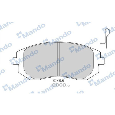 Set pastiglie freno MANDO MBF015829