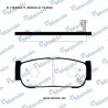 Set pastiglie freno MANDO RMPD38
