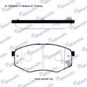 Set pastiglie freno MANDO RMPH44