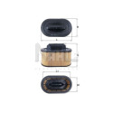 Filtro aria MAHLE ORIGINAL LX 2966