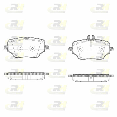 ROADHOUSE 21895.00 Set pastiglie freno