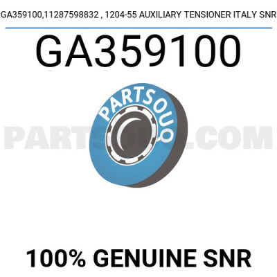 Puleggia tenditrice, cinghia trapezoidale scanalata SNR GA359.100
