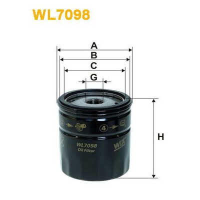 Filtro olio RECOFICIAL FA1302