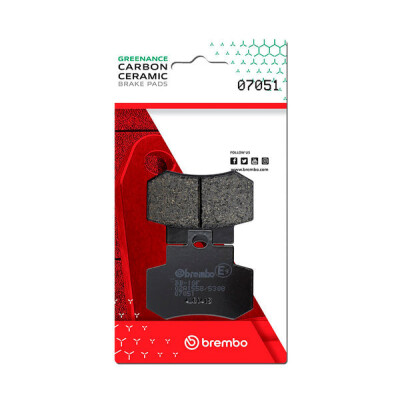PASTIGLIE FRENO BREMBO 07051