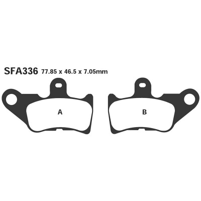 Pastiglie freno EBC Kevlar per Yamaha NuovoZ 0607