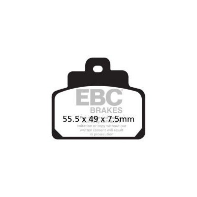 Pastiglie freno EBC per scooter Gilera SFA459