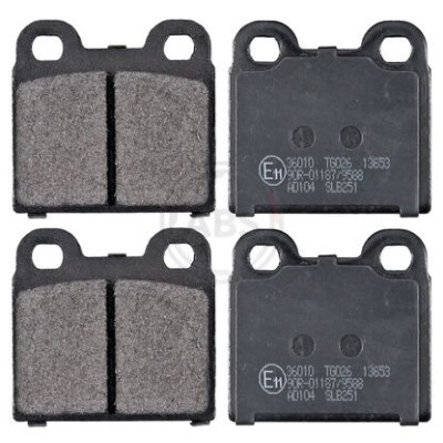 Kit pastiglie freno, Freno a disco A.B.S. 36010