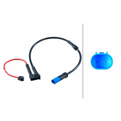 Contatto di avvertimento, usura freni HELLA 8DK 355 253-811