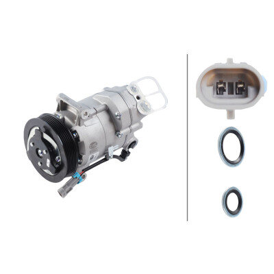 Compressore, climatizzatore HELLA 8FK 366 200-431