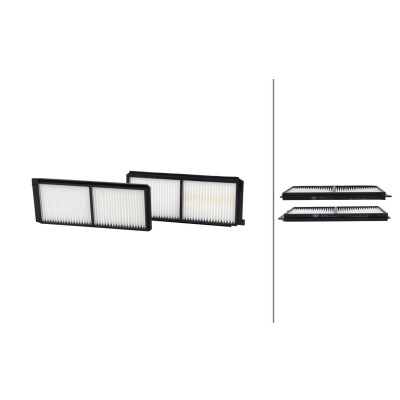Filtro, Aria abitacolo HELLA 8ZC 366 122-861