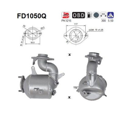 Filtro antiparticolato / particellare, Impianto gas scarico