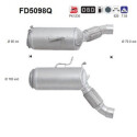 Filtro antiparticolato / particellare, Impianto gas scarico