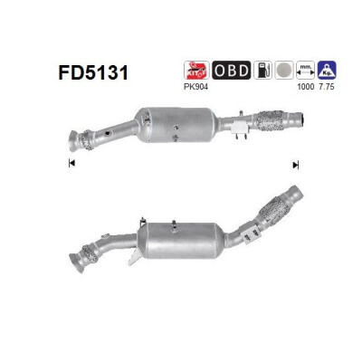 Filtro antiparticolato / particellare, Impianto gas scarico
