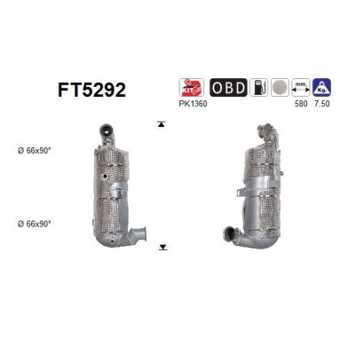 Filtro antiparticolato / particellare, Impianto gas scarico