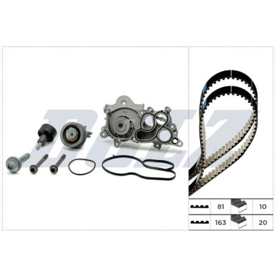 Pompa acqua + Kit cinghie dentate