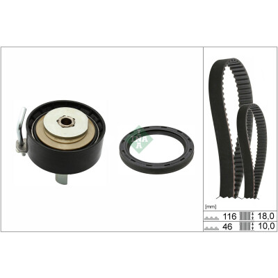 Kit cinghie dentate