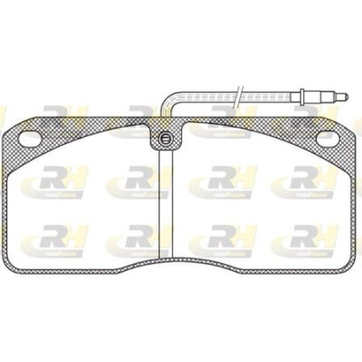 Kit pastiglie freno, Freno a disco ROADHOUSE JSX 2278.40