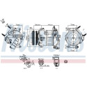 Compressore, climatizzatore NISSENS 890796