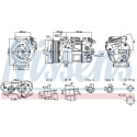 Compressore, climatizzatore NISSENS 891017
