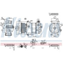 Compressore, climatizzatore NISSENS 890786