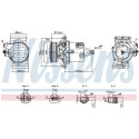 Compressore, climatizzatore NISSENS 890980