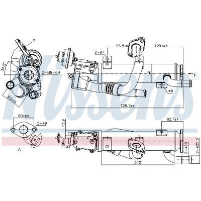 Radiatore, Ricircolo gas scarico