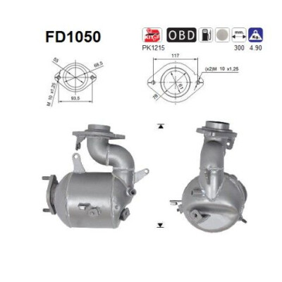 Filtro antiparticolato / particellare, Impianto gas scarico