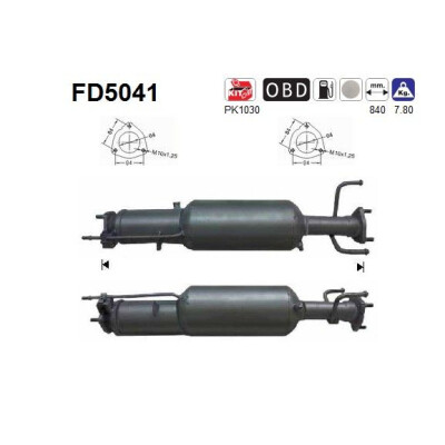 Filtro antiparticolato / particellare, Impianto gas scarico