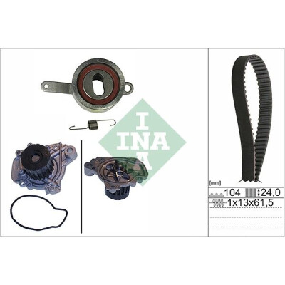 Pompa acqua + Kit cinghie dentate