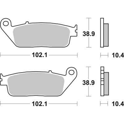 PASTIGLIE FRENO BREMBO 07HO34SP