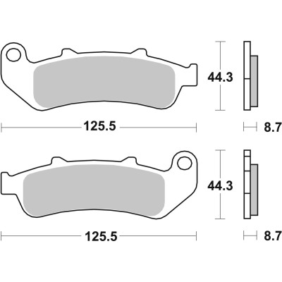 PASTIGLIE FRENO BREMBO 07HO39SA