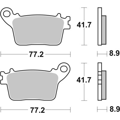 PASTIGLIE FRENO BREMBO 07HO59SP