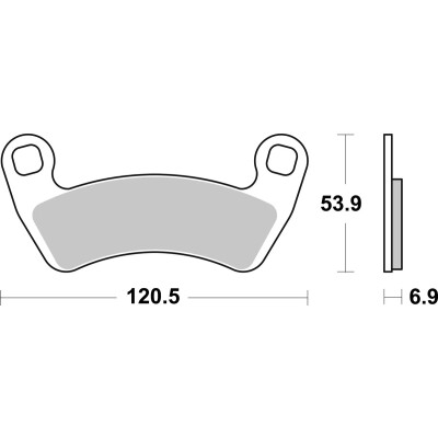 PASTIGLIE FRENO BREMBO 07PO17SD