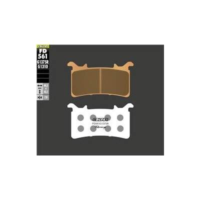 Pastiglie freno da competizione sinterizzate FD561G1375R