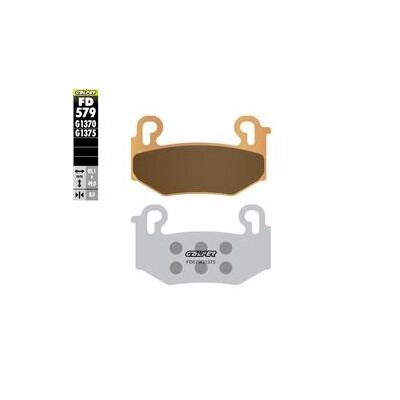 Pastiglie freno sportive sinterizzate FD579G1375