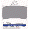Pastiglie freno sportive sinterizzate SDP213HH+