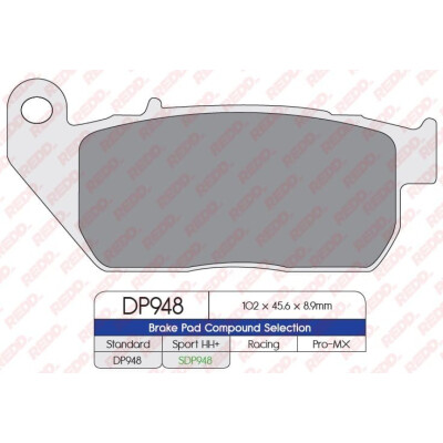 Pastiglie freno sportive sinterizzate SDP948HH+