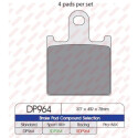Pastiglie freno sportive sinterizzate SDP964HH+